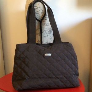 Roomy Baggalini Travel Shoulder Bag/Tote Brown